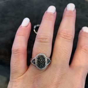 Black diamond ring